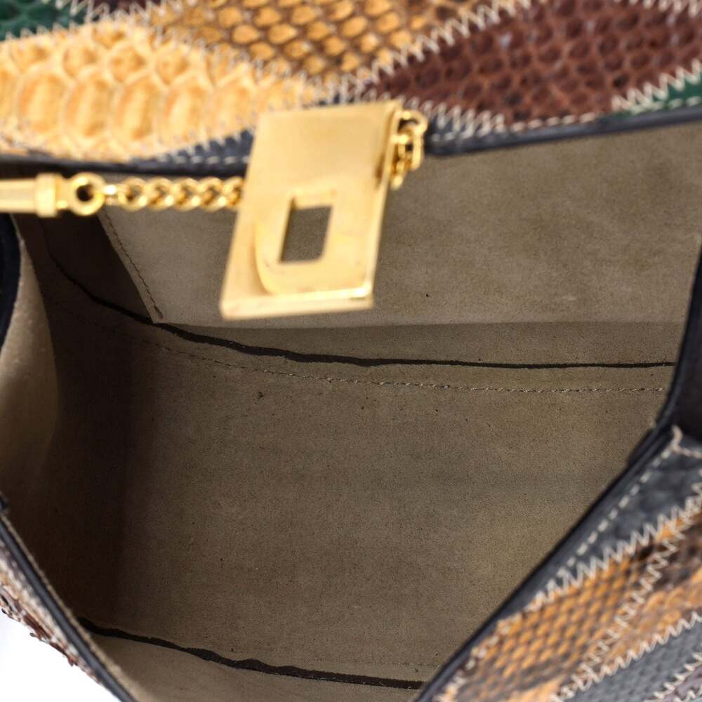 Chloe Drew Crossbody Bag Python Small #242584C57B - image 5